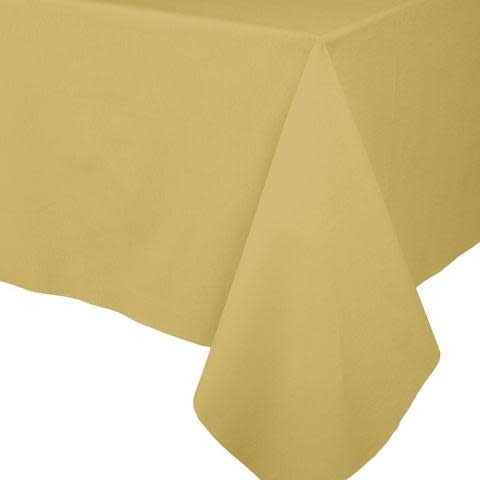 Paper Linen Solid Table Cover in Gold - 1 Each