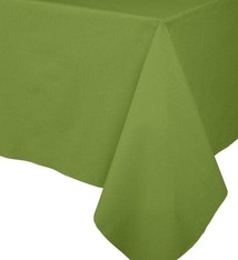Paper Linen Solid Table Cover in Leaf Green - 1 Each