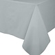 Paper Linen Solid Table Cover in Silver - 1 Each