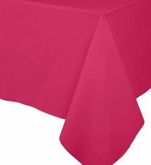 Paper Linen Solid Table Cover in Fuchsia - 1 Each