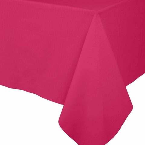 Paper Linen Solid Table Cover in Fuchsia - 1 Each