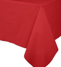 Paper Linen Solid Table Cover in Red - 1 Each