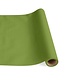 Paper Linen Solid Table Runner in Leaf Green