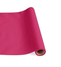 Paper Linen Solid Table Runner in Fuchsia