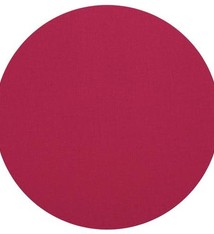 Classic Canvas Round Felt-Backed Placemat in Fuchsia
