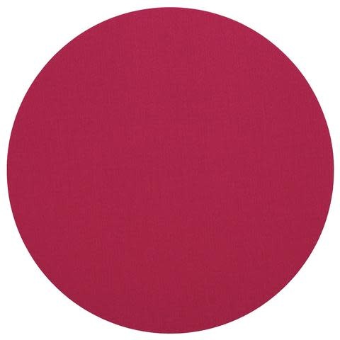 Classic Canvas Round Felt-Backed Placemat in Fuchsia