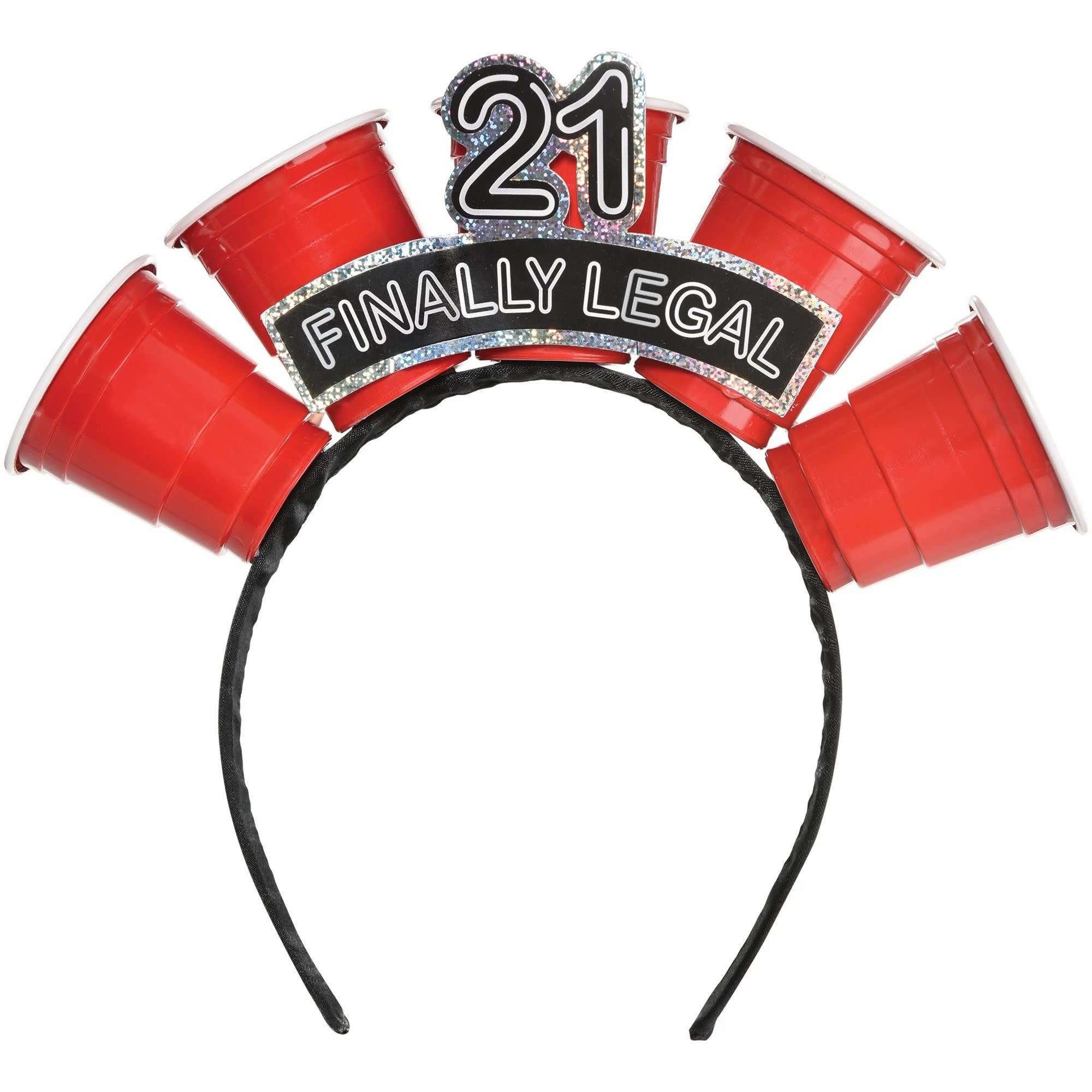 Finally 21 Shot Glass Headband