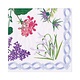 Mary Delany Flower Mosaics Paper Luncheon Napkins in White - 20 Per Package