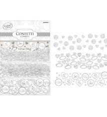 I Do & Ring Value Confetti- White
