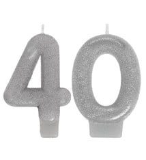 Sparkling Celebration 40 Numeral Candles