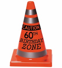 60th Birthday Cone