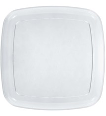 Square Platter - Clear- 14"