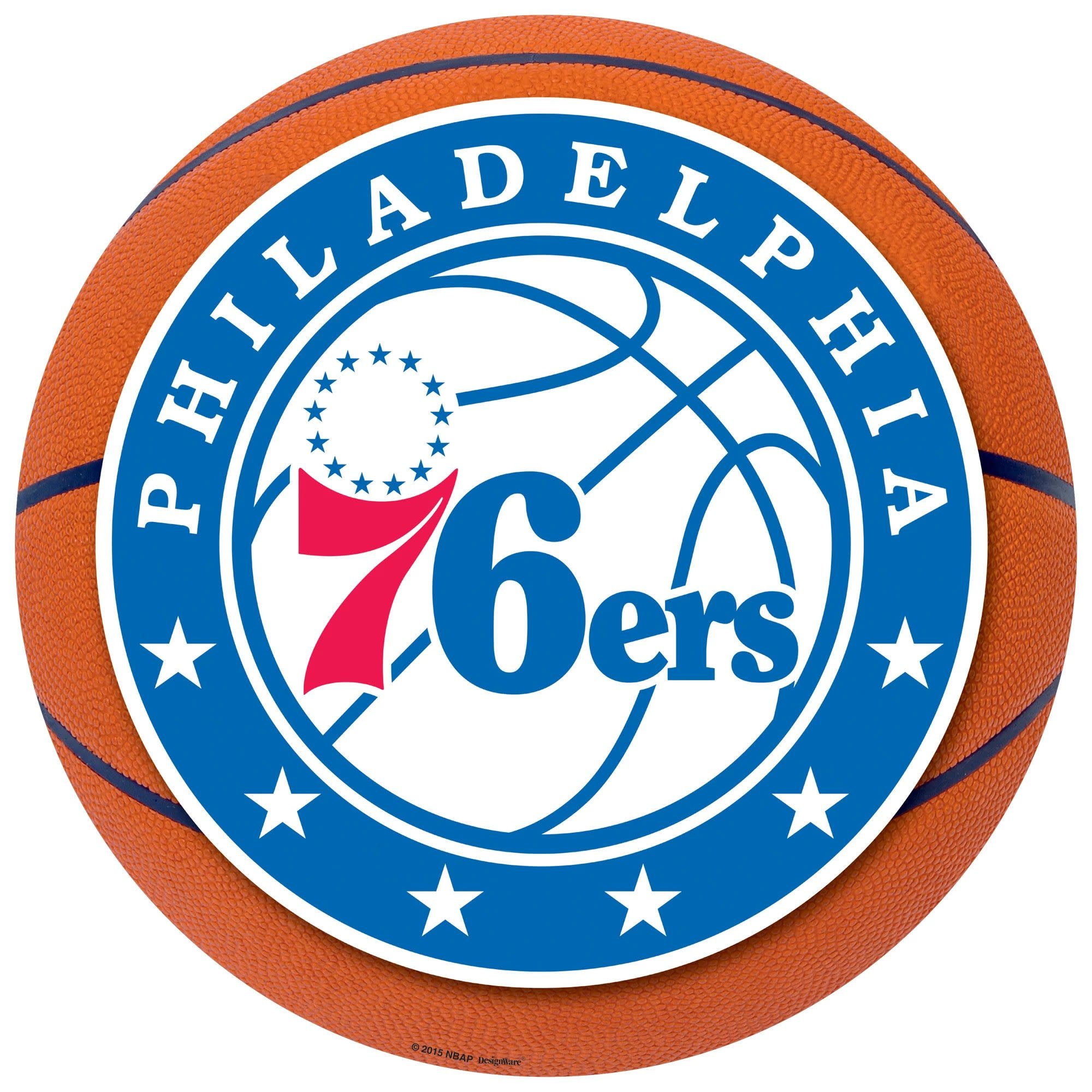 Philadelphia 76'Ers Cutout