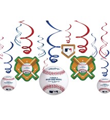 Rawlings™ Baseball Value Pack Swirl Decorations