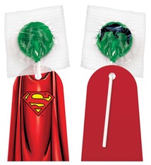Batman & Superman Lollipop Capes