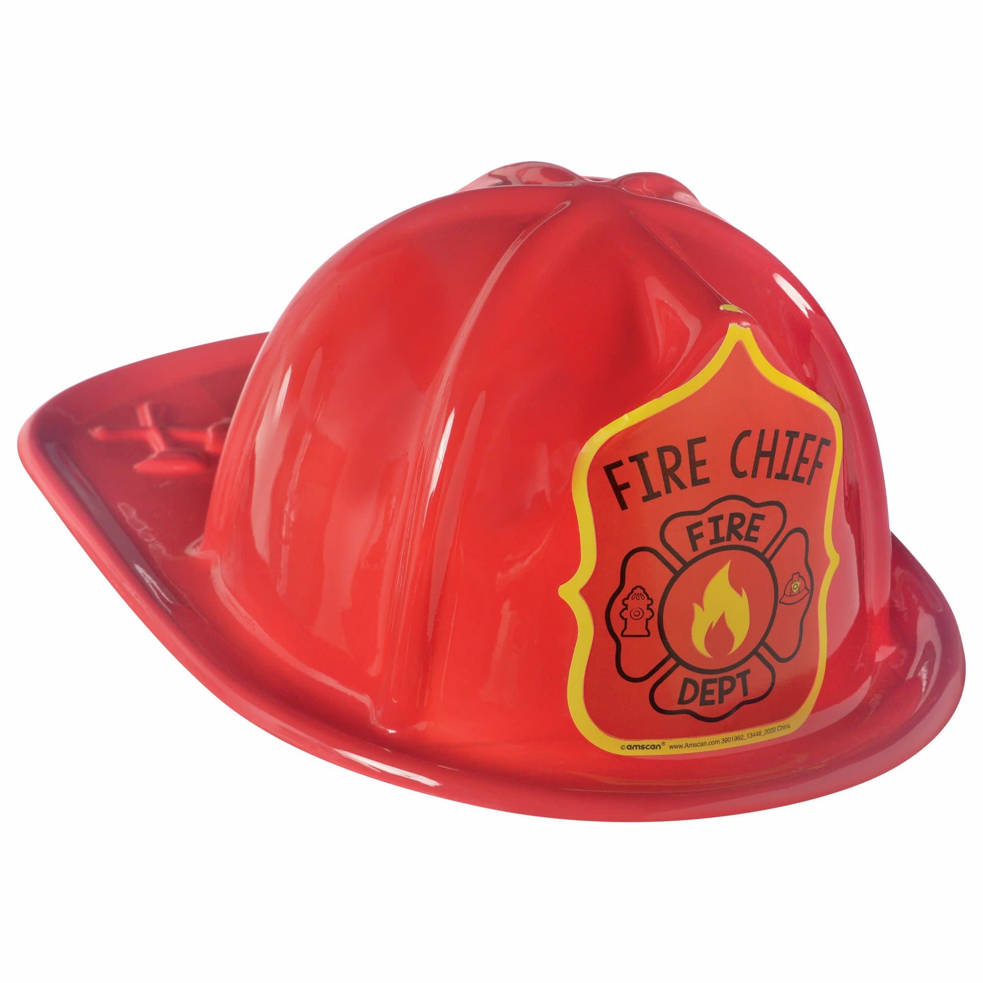 First Responders Plastic Fireman Hat