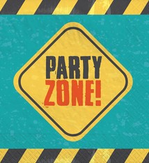 Construction Beverage Napkins