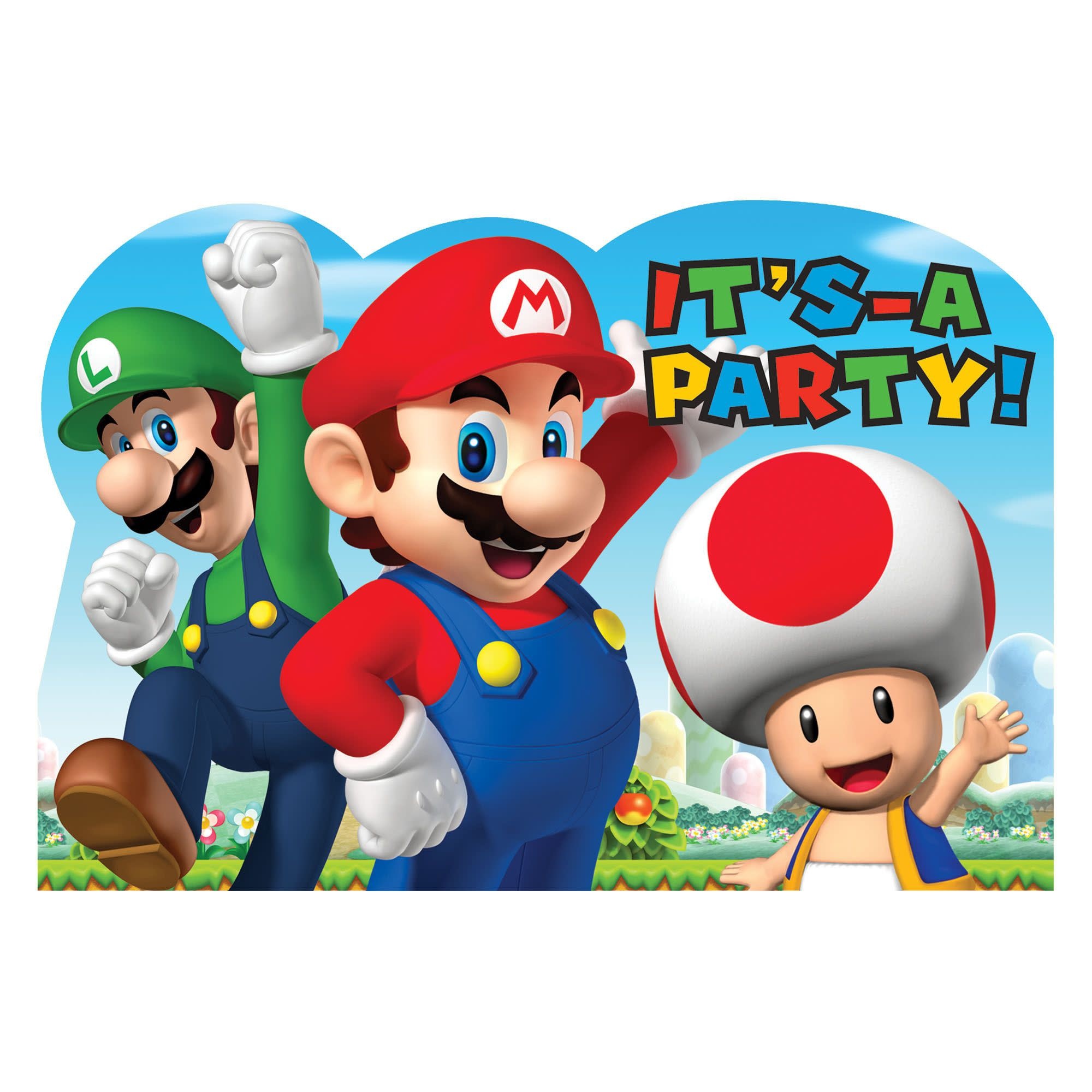 Invitation Mario Bros