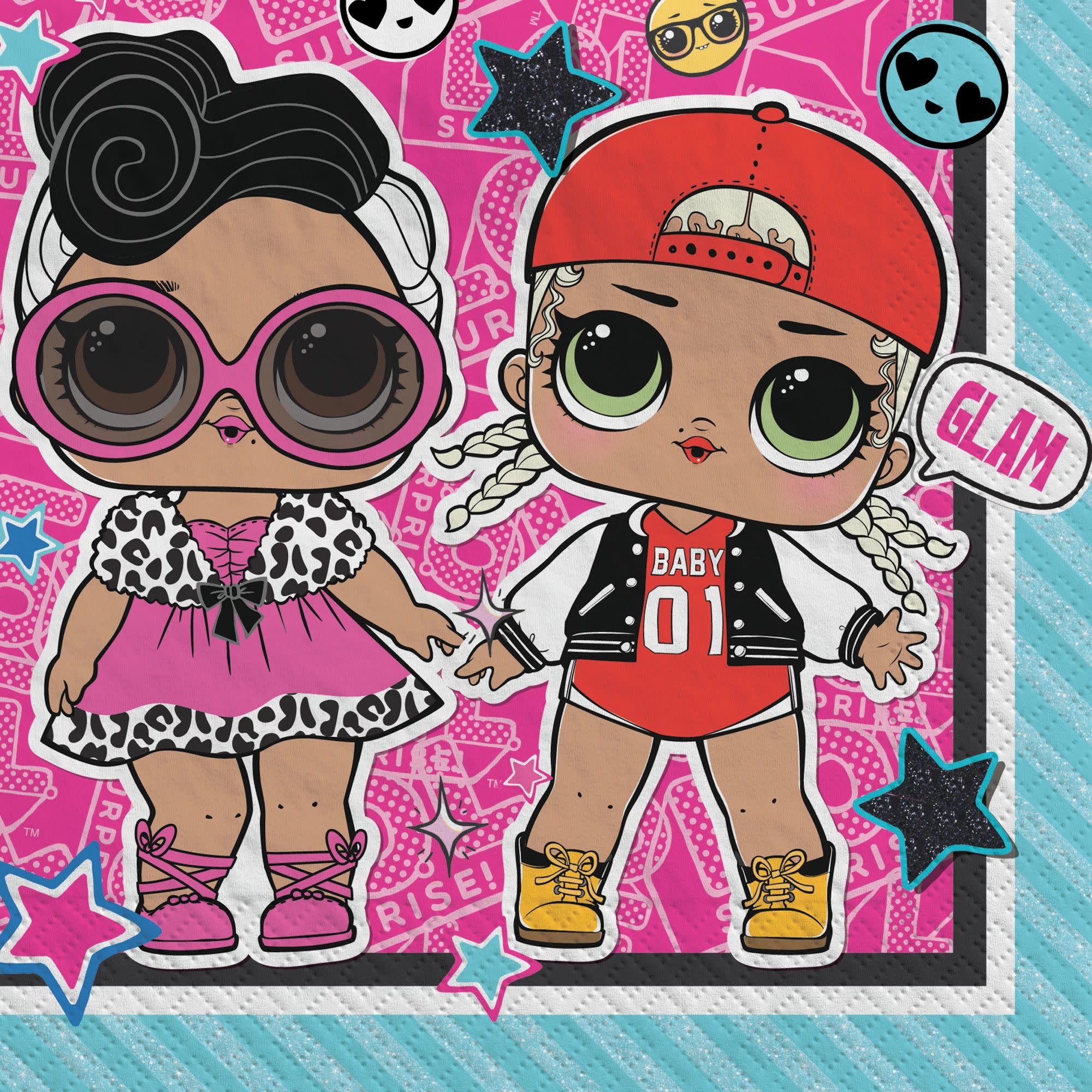LOL Surprise, Together 4 Eva! Luncheon Napkins
