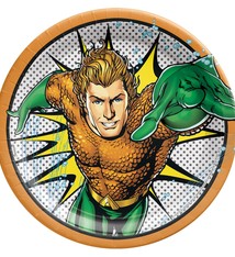 Justice League Heroes Unite™ 9" Round Plates - Aquaman