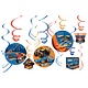 Hot Wheels Wild Racer™ Foil Swirl Value Pack Decorations