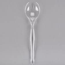 Clear Serving Fork