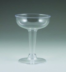 4 Oz. Sovereign Champagne Glass, 2 Piece, 20ct, Clear