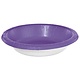 20 Oz. Paper Bowls, Mid Ct. - New Purple