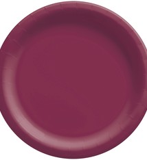 10" Round Paper Plates, Mid Ct. - Berry