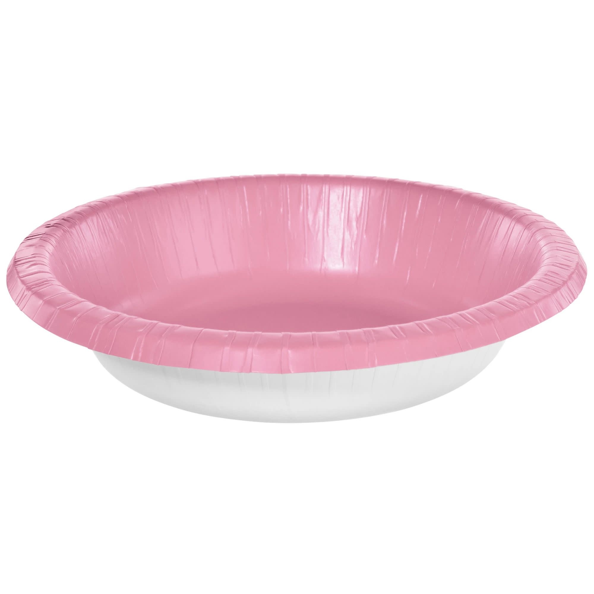 20 Oz. Paper Bowls, Mid Ct. - New Pink