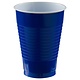 12 Oz. Plastic Cups, Mid Ct. - Bright Royal Blue