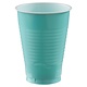12 Oz. Plastic Cups, Mid Ct. - Robin's-Egg Blue