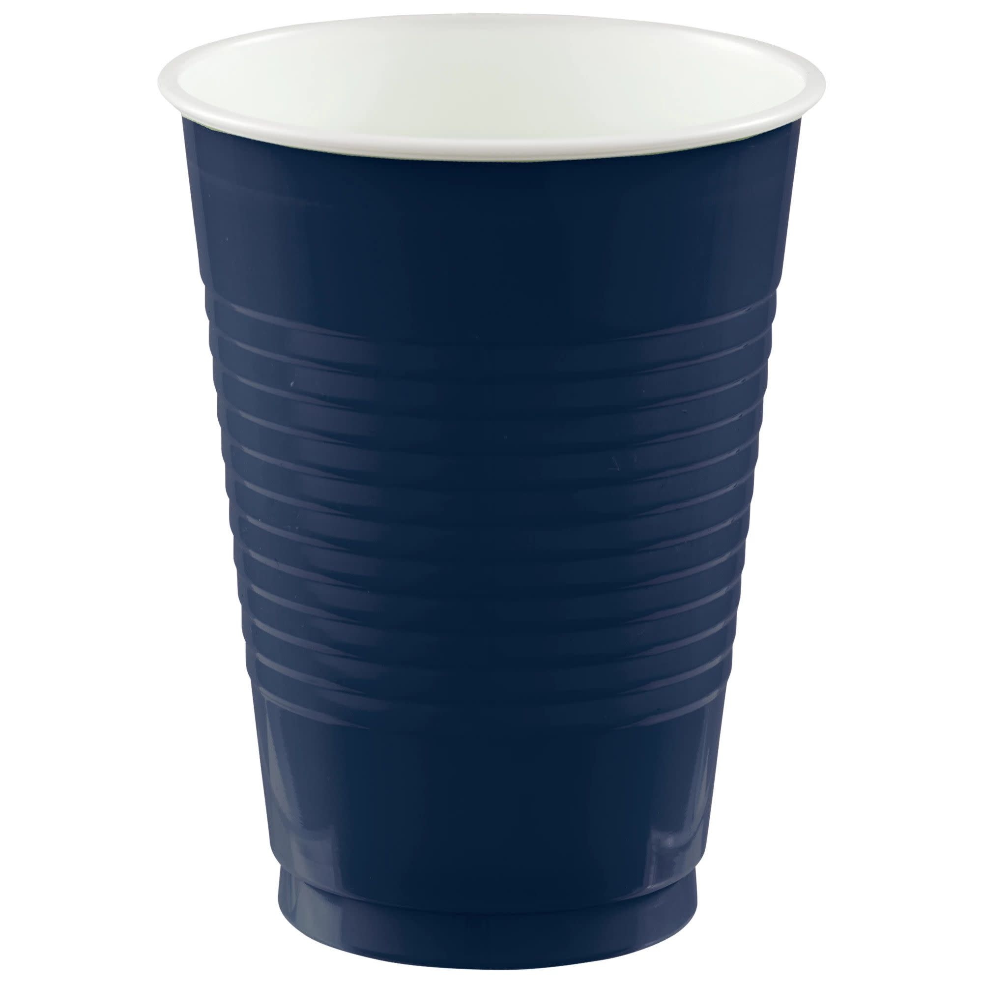 12 Oz. Plastic Cups, Mid Ct. - True Navy