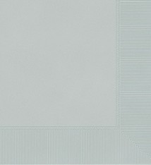 2-Ply Luncheon Napkins, Mid Ct. - Silver