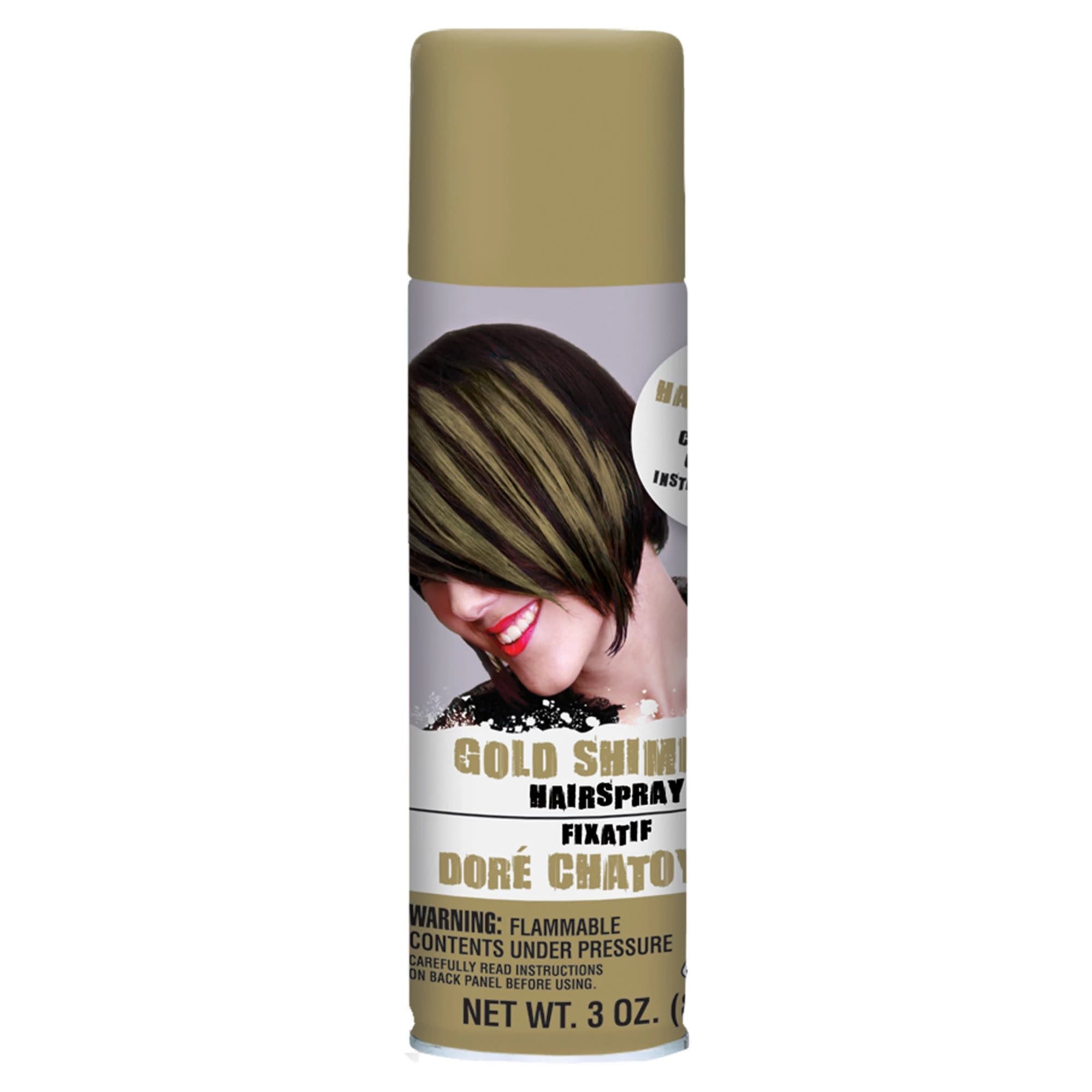 Shimmer Gold Hair Spray