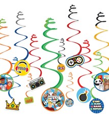 Party Town Swirl Decorations