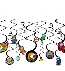 Spies In Space Swirl Decorations