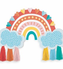 Retro Rainbow Wall Decorating Kit