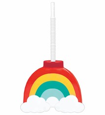 Retro Rainbow Sippy Cup