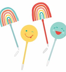 Retro Rainbow Pens