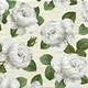 Redoute Rose Paper Luncheon Napkins in Ivory - 20 Per Package