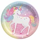 Enchanted Unicorn 9" Round Plates