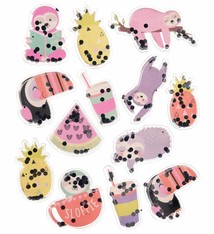 Sloth Shaker Stickers