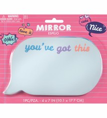 Word Bubble Locker Mirror