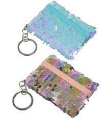 Mini Sequin Notebook Keychain, Assorted