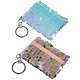 Mini Sequin Notebook Keychain, Assorted