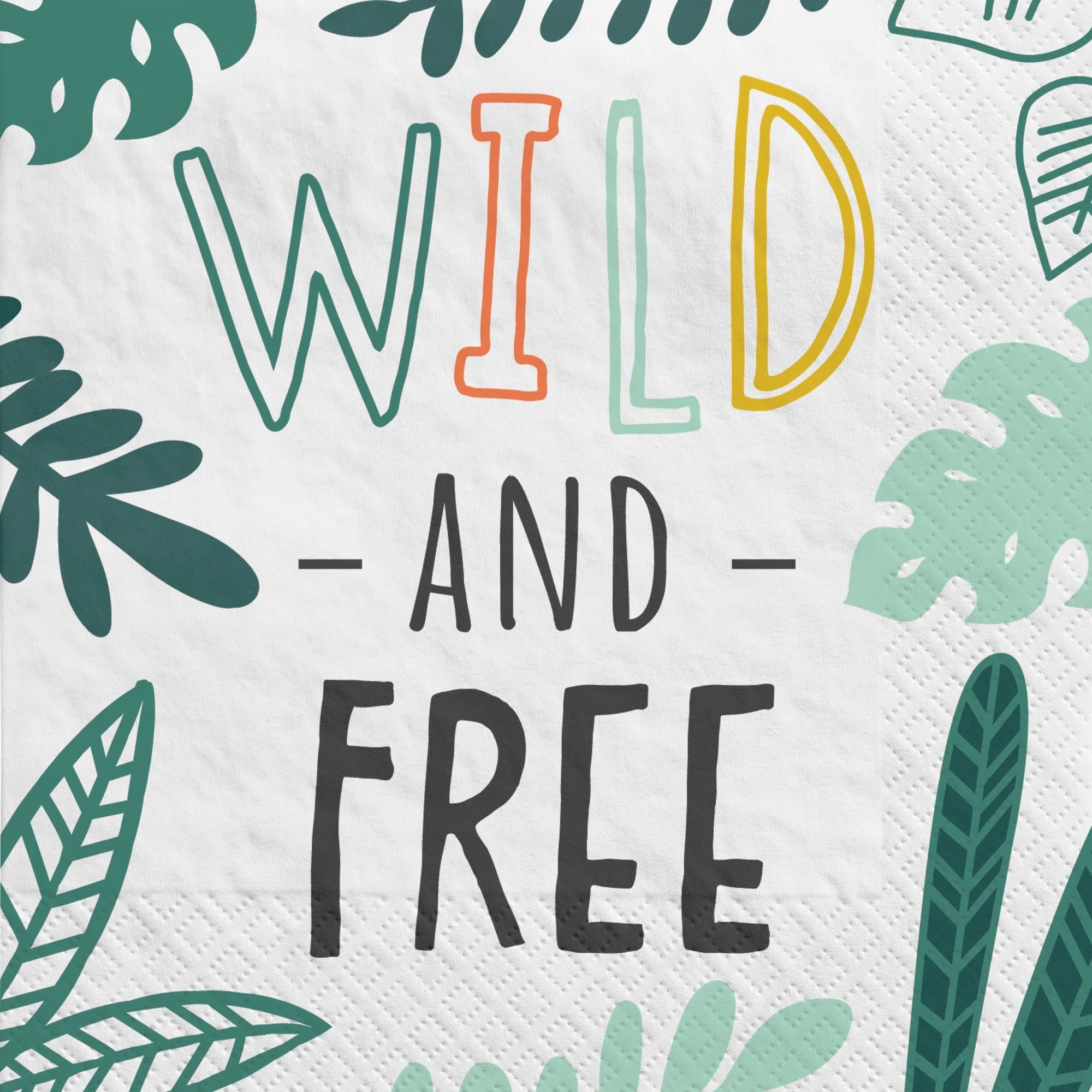 Get Wild Birthday Beverage Napkins