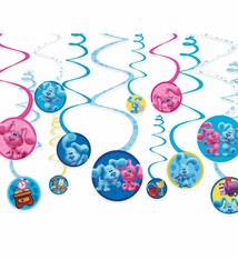 Blues Clues Spiral Decorations