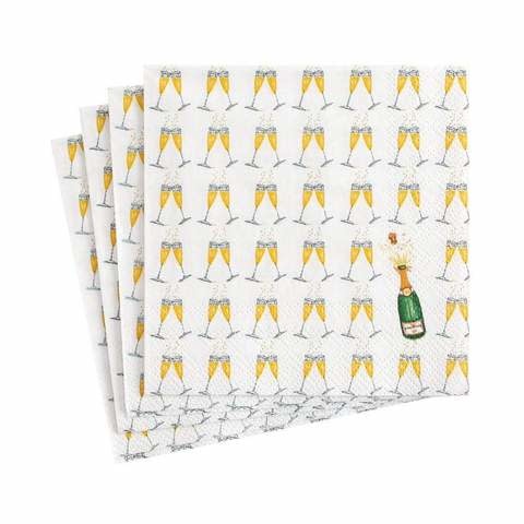 Bubbly Paper Cocktail Napkins - 20 Per Package