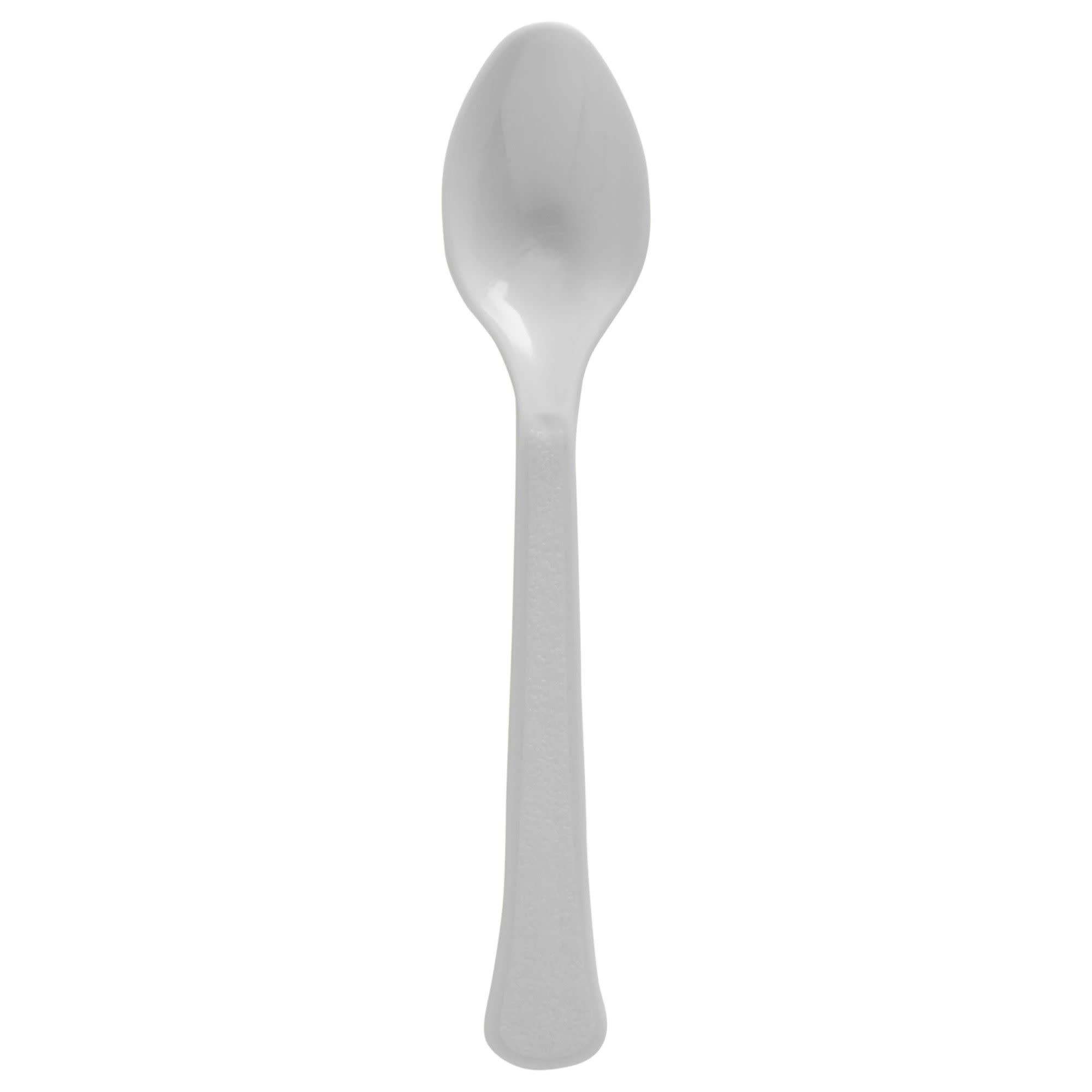 Boxed, Heavy Weight Spoons, Mid Ct. - Silver (20 Count)